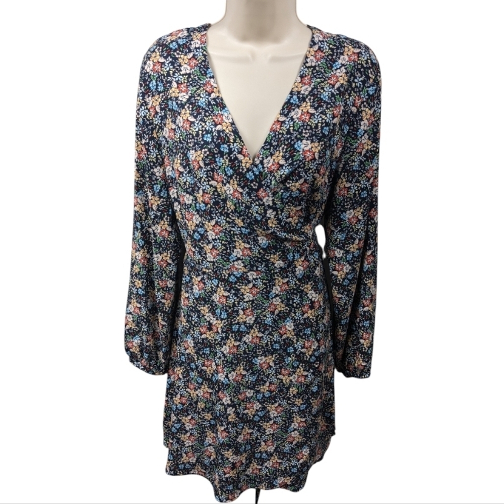 Loft Outlet Long Sleeve Wrap Dress Sz 12